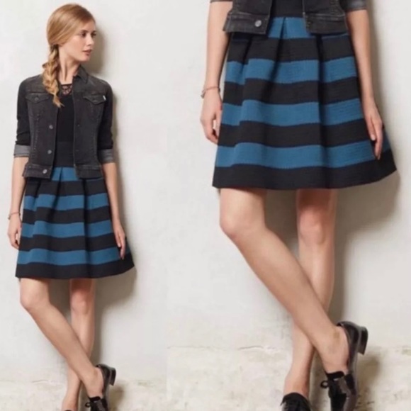 NWT Anthropologie Girls From Savoy Ponte Bell Skirt Sz MP/ LP - Picture 7 of 7